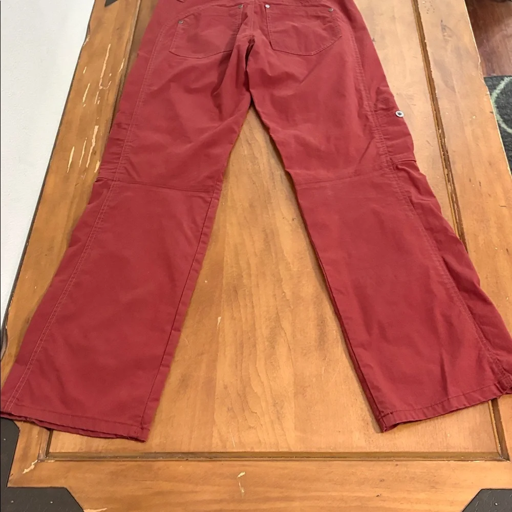 Kuhl Brick Red Red Cargo Pants Size 4